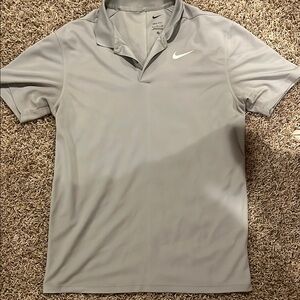 Nike Gray Performance Polo Shirt